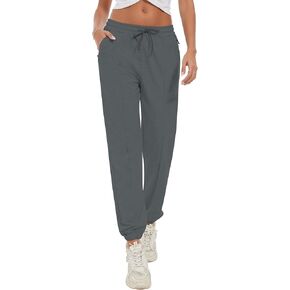 SILKWORLD بنطال رياضي نسائي عالي الخصر للركض مع جيوب للسفر وألعاب القوى كاجوال لخريف 2024 in Kuwait