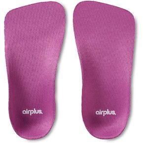 Airplus Plantar Fascia Orthotic Insoles – Precision Arch Support & Gel Cushioning for Heel Spurs, Plantar Fasciitis Relief, Foot Stability – Customizable Trim-to-Fit Design, Shock Absorbing, (1 Pair)