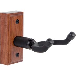 Ukulele Wall Mount Hanger, Ukulele Hanger Holder For Ukele Concert Pineapple Soprano Tenor Baritone Mandolin and Banjo, Black Walnut Hardwood Ukulele Wall Hook Display For Home, Studio, Concert.