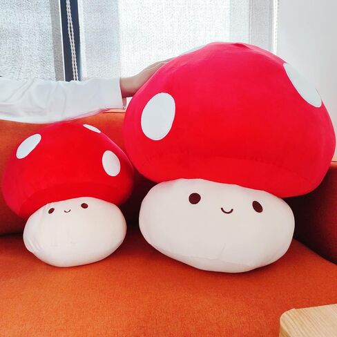 Large Mushroom Plush Toy, Mushroom Stuffed Animal Hugging Throw Pillow Plushies Doll Toy, Gift for Birthday Valentine in Saudi Arabia