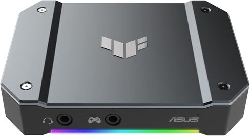 ASUS TUF GAMING CAPTURE BOX-4KPRO (4K144 | 2K144 | Full HD 240 HDR Passthrough، 4K60 | 2K120 | التقاط Full HD 120، USB Type-C 3.2 Gen 2، HDMI 2.1، دعم VRR، القياس على اللوحة، معتمد لـ OBS™ ) in Saudi Arabia