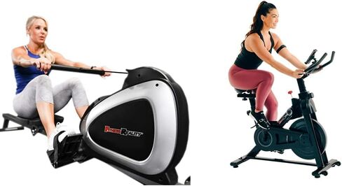 Fitness Reality Magnetic Rowing Machine with Bluetooth Workout Tracking Built-In, Additional Full Body Extended Exercises, App Compatible, Tablet Holder, Rowing Machines for Home Use in Saudi Arabia