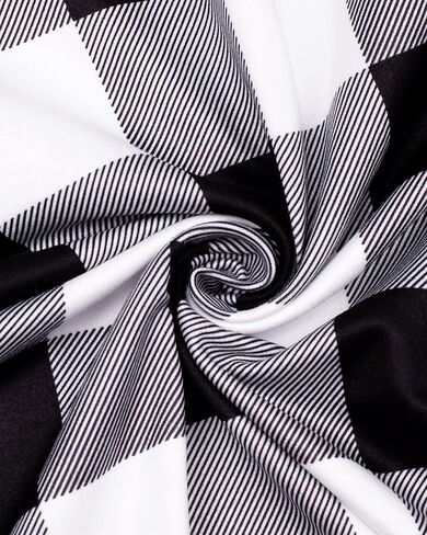 Alimens & Gentle Womens Pajama Pants Plaid Stretch Comfy Lounge Pants Drawstring Sleep Bottoms with Pockets in Kuwait