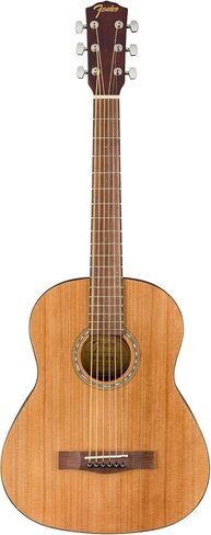 جيتار صوتي من Fender FA-15 مقاس 3/4 بسلسلة فولاذية، مع ضمان لمدة عامين، طبيعي، مع حقيبة الحفلة in Saudi Arabia