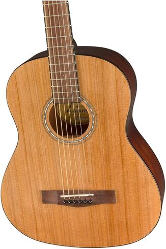 جيتار صوتي من Fender FA-15 مقاس 3/4 بسلسلة فولاذية، مع ضمان لمدة عامين، طبيعي، مع حقيبة الحفلة in Saudi Arabia