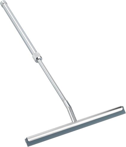 WENKO Shower Squeegee, Multi Purpose Squeegee for Window, Glass Door, Bathroom, Extendable Mirror Squeegee, Stainless Steel, Rustproof, 10 Inches, Shiny in Saudi Arabia