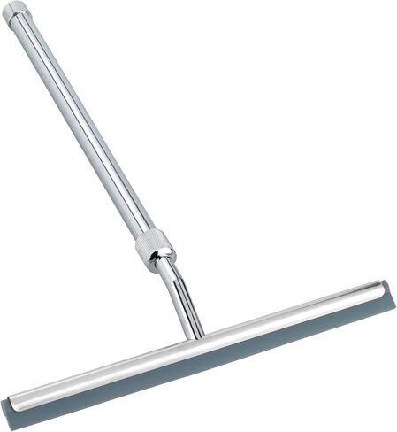 WENKO Shower Squeegee, Multi Purpose Squeegee for Window, Glass Door, Bathroom, Extendable Mirror Squeegee, Stainless Steel, Rustproof, 10 Inches, Shiny in Saudi Arabia