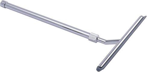 WENKO Shower Squeegee, Multi Purpose Squeegee for Window, Glass Door, Bathroom, Extendable Mirror Squeegee, Stainless Steel, Rustproof, 10 Inches, Shiny in Saudi Arabia