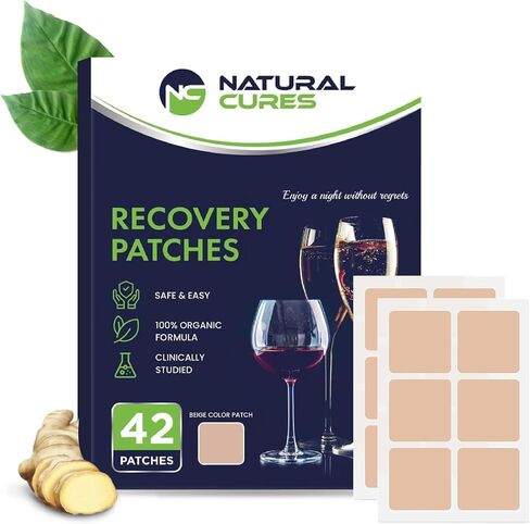 Party Recovery Patch - 42-Pack Party Patches - Wake Up Refreshed and Energized with Skin-Friendly Patch - Strong Adhesive for Secure Fit - Natural Ingredients for Quick Recovery(Beige) in Saudi Arabia