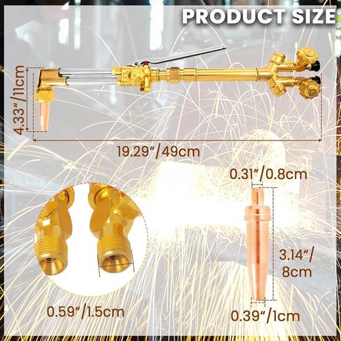 Cutting Torch CA2460 Victor Cutting Torch 315FC Torch Handle Oxy Acetylene Torch Heavy Duty Cutting Torch kit for Cutting and Welding in Saudi Arabia
