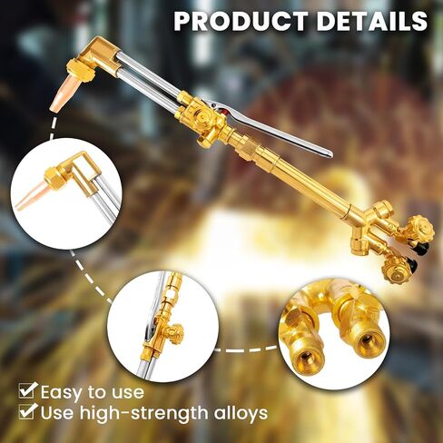 Cutting Torch CA2460 Victor Cutting Torch 315FC Torch Handle Oxy Acetylene Torch Heavy Duty Cutting Torch kit for Cutting and Welding in Saudi Arabia