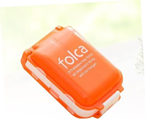 8 Medicine Organizer Box Pill Organizer Box Medicine Storage Box Portable Pill Box Drug Container White Pill Containers in Saudi Arabia
