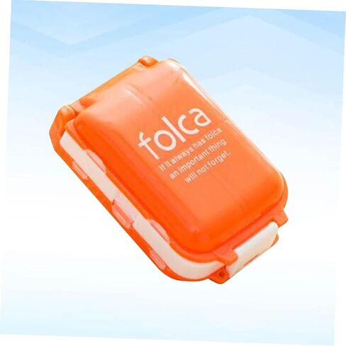 8 Medicine Organizer Box Pill Organizer Box Medicine Storage Box Portable Pill Box Drug Container White Pill Containers in Saudi Arabia