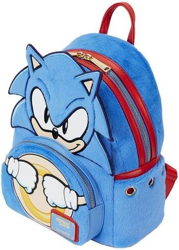 حقيبة ظهر صغيرة من القطيفة من Loungefly Sonic the Hedgehog in Saudi Arabia