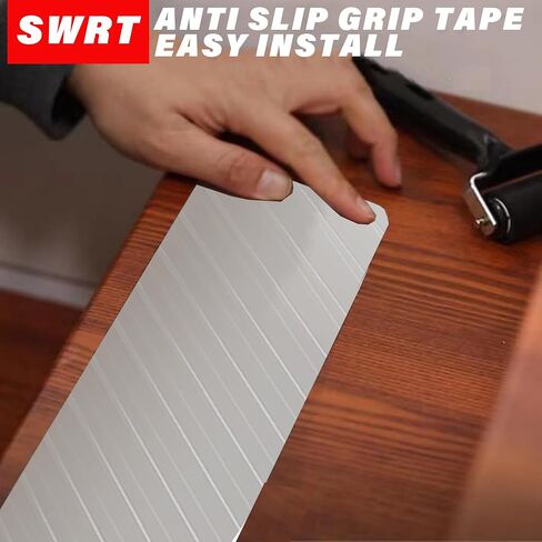 SWRT Transparent Anti Slip Traction Tape, 2 Inch x 35 FT Non-Abrasive Grip Tape Waterproof for Indoor & Outdoor, Heavy Duty Non-Slip Grip Tape, Anti-Slip Tape No Residue for Stairs, Bathroom in Saudi Arabia