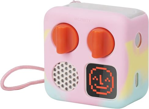 (إصدار سميك) حافظة من السيليكون متوافقة مع Yoto Mini - مشغل الصوت والموسيقى للأطفال، سترة مغامرة مع حبل معصم (أزرق) in Kuwait