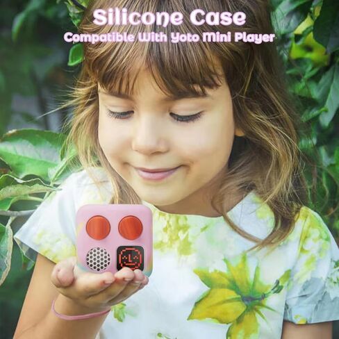 (إصدار سميك) حافظة من السيليكون متوافقة مع Yoto Mini - مشغل الصوت والموسيقى للأطفال، سترة مغامرة مع حبل معصم (أزرق) in Kuwait