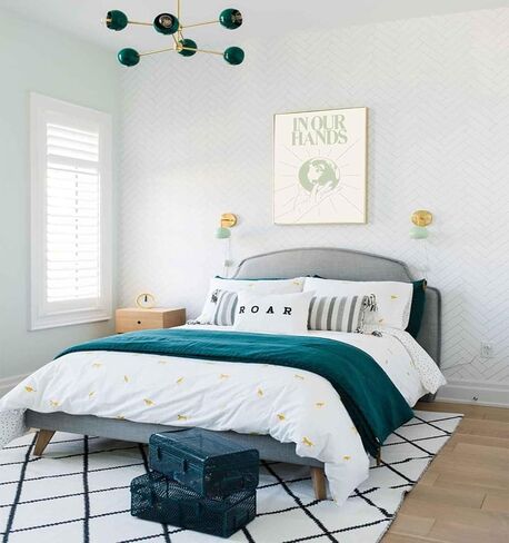 Algasan حكيم الأخضر جدار الفن يطبع مجردة جدار الفن ملصق الحد الأدنى ورقة الأرض خط الفن بوهو معرض جدار يطبع ديكور لغرفة النوم غرفة المعيشة (8x10 بوصة، غير المؤطرة) in Kuwait