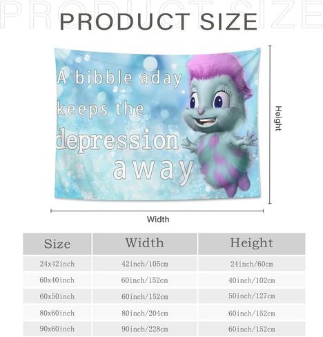 Wicwuu Bibble Meme Tapestry Funny Bibble Happiness Tapestries Wall Hanging Decor Cute Poster Flag Banner for College Dorm Bedroom Apartment Living Room Birthday Party Decorations 40"x24"(100cmx60cm) in Saudi Arabia