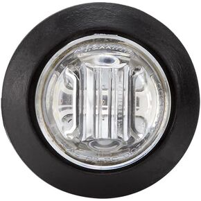 Maxxima M09300YCL Amber 3/4" Round LED Clear Lens Combination Clearance Marker Light
