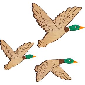 Lineshading 3 Sizes Mallard Duck Wall Art Duck Hunting Wall Decor Wooden Green Flying Mallard Duck Decor Rustic Farm Carved Wood Wall Art for Bedroom Classroom Playroom Home Living Room Kitchen Office in Saudi Arabia