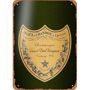 Hopes's Vintage Metal Aluminum Sign for Wall Pub Home Retro Decor 12 x 8 Inch Dom Perignon Champagne Enabling Your Vices 8x12 Inch (20x30cm) Retro Metal Aluminum Vintage Wall Art Sign