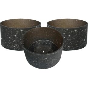 Silicone Boot for Stanley Cup H2.0 40oz &Stanley IceFlow 30oz &HydroFlask 12-24 oz, 3Pack Reduces Noise Scratches Water Bottle Bottom Sleeve for Stanley Cup Accessories (Glitter Silve)