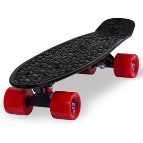 Flybar 22 Inch Kids Skateboard – Mini Cruiser Skateboards for Kids Ages 6-12, Outdoor Toys, Lightweight, Durable, Non-Slip Deck, ABEC-7 Bearings, Holds up to 175 lbs