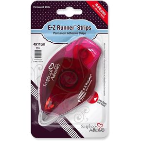 Scrapbook Adhesives by 3L 3L Scrapbook Adhesives E-Z Runner Permanent Refillable Dispenser, Value Pack, Dispenser + 2 Refill Cartridges