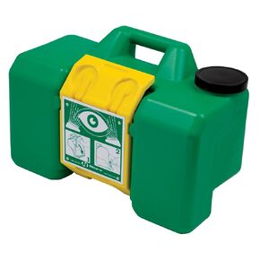 Haws Eyewash Station, Compact, Portable, Green, 15" x 11" x 22" (7501)