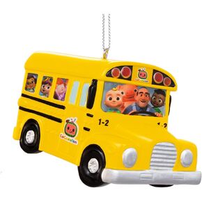 Kurt Adler Cocomelon School Bus Ornament