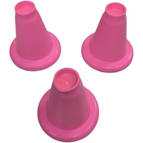 Rubber Cricket Batting Tee Cone for Batting Practice (Pack of 3)