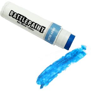 EyeBlack BattlePaint – Bright Colored Under Eye Black Grease for Pro Athletes and Super Sports Fans, Football, Baseball, Softball, Soccer, 1 Stick - Baby Blue