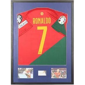 Jersey Frame Display Case - Football Jersey Display Frame - Lockable Jersey Shadow Box with UV Protection Acrylic Door and Hanger for Hockey Soccer Basketball Baseball Shirts, Black