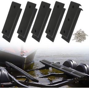 Boat Trailer Bunk Slides, Easier Loading/Unloading with One-Man, Durable Heavy Duty Boat Bunk Slides 3"x10", Easy to Install, 16+4