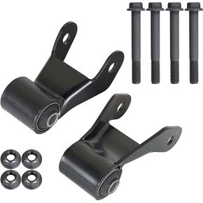 722-032 722-029 Rear Leaf Spring Hanger Bracket Shackle Kit For 1999-2013 Chevy Silverado 1500 GMC Sierra 1500