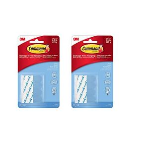 Command Metal Small Refill Strips R69D, 24 Strips, Clear,