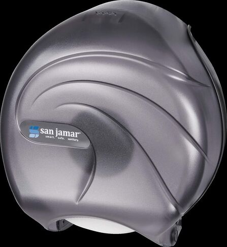 San Jamar - SJMR4000TBK R4000TBK Twin 9" Jumbo Tissue Dispenser, Black Pearl, 12" x 19" x 5.3" in Saudi Arabia