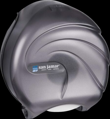 San Jamar - SJMR4000TBK R4000TBK Twin 9" Jumbo Tissue Dispenser, Black Pearl, 12" x 19" x 5.3" in Saudi Arabia