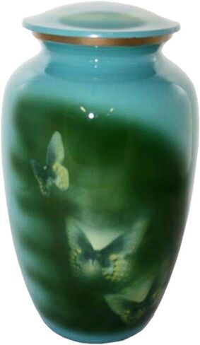 Butterflies in Flight Keepsake Urn for Ashes - Small Size - NOT Intended for Full Cremation Ash Quantity in Saudi Arabia
