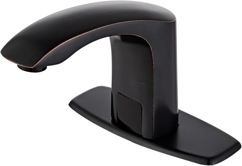 Sensor Automatic Touchless Bathroom Sink Faucet Hot & Cold Mixer Cover Plate Included Faucet,Chrome Finished in Saudi Arabia