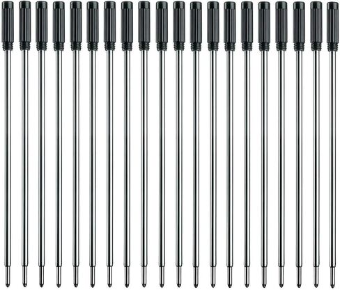 4.5'' Cross Compatible Ballpoint Pen Refills, Medium Point Pen Refill -Black Ink Pen Refills.Pack of (20) in Saudi Arabia