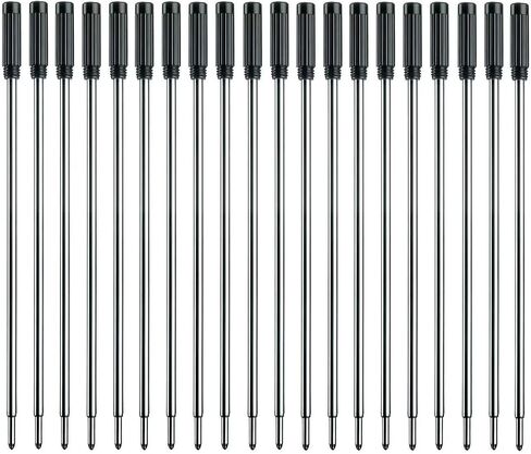 4.5'' Cross Compatible Ballpoint Pen Refills, Medium Point Pen Refill -Black Ink Pen Refills.Pack of (20) in Saudi Arabia
