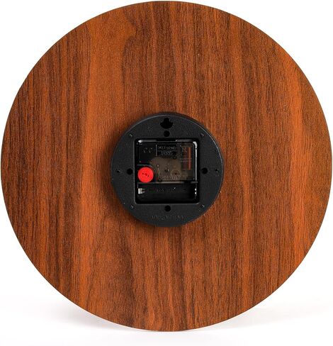 ساعة حائط خشبية Kingrol مقاس 12 بوصة، ساعة حائط بإضاءة ليلية، ساعة كوارتز لغرفة المعيشة وغرفة النوم، صامتة غير موقوتة، سهلة القراءة in Kuwait