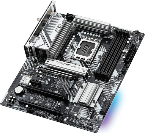 ASRock B760 Pro RS WiFi LGA1700 HDMI DisplayPort eDP Intel B760 ATX اللوحة الأم DDR5 192 جيجابايت 7200 ميجاهرتز (OC) SATA3 6.0 جيجابايت/ثانية in Saudi Arabia
