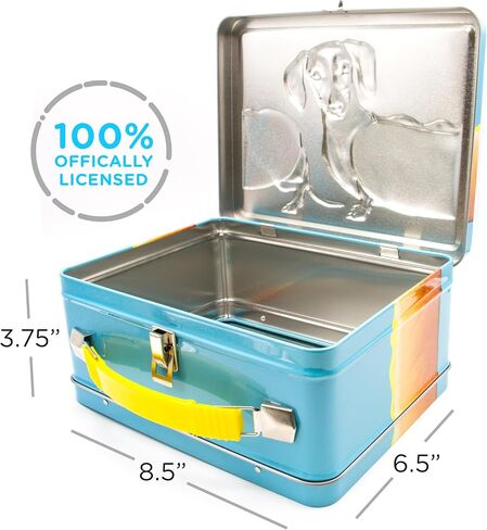 AQUARIUS Wonderful Wieners Fun Box - Sturdy Tin Storage Box with Plastic Handle & Embossed Front Cover - Collectible Gift for Kids, Teens & Adults in Saudi Arabia