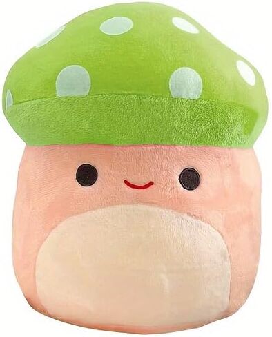 Cute Mushroom Plush Stuffed Toys,The Best Gift for Children,Friends,Christmas,Halloween and Valentine's Day (8inch Blue Mushroom) in Saudi Arabia