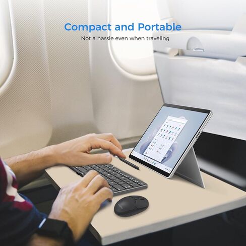 2.4G Wireless Mouse, Rechargeable Bluetooth Silent Mouse, 1600 DPI Optical Tracking, 8-Month Battery Life, Compatible with PC, Mac, Laptops, Ipad(Pink) in Kuwait