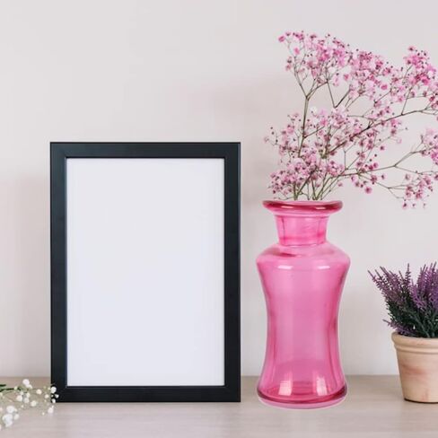 Koyal Wholesale Vintage Glass Flower Bud Vase Bulk Set of 6, Berry, Small Vases for Flowers in Saudi Arabia