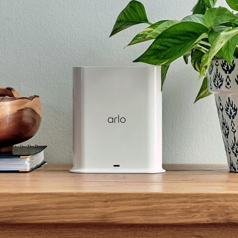 Arlo Pro SmartHub - ملحق معتمد من Arlo - يربط كاميرات Arlo بشبكة Wi-Fi، ويعمل مع Arlo Ultra 2، Ultra، Pro 5S 2K، Pro 4، Pro 3، Pro 2، Floodlight، كاميرات جرس الباب الأساسية والفيديو - VMB4540 in Saudi Arabia